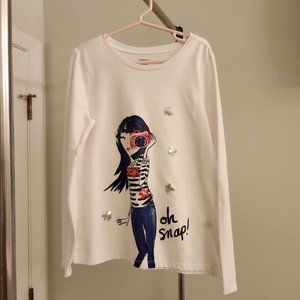 New without tags Gymboree long sleeve top size M (7-8)